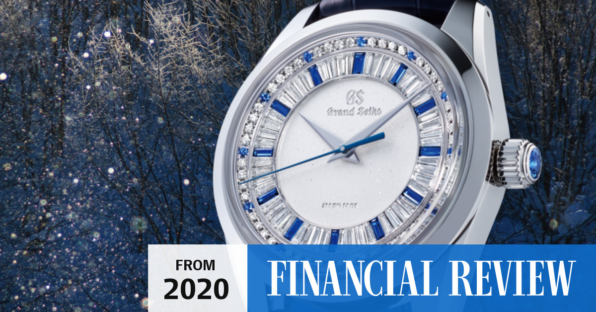 Ice inspired Grand Seiko diamond anniversary watch is yours for a